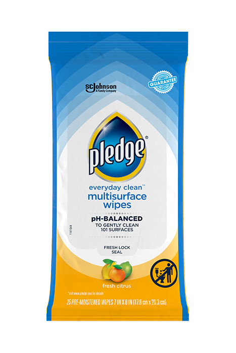 Pledge Multi Surface Clean & Dust Wipes 24CT